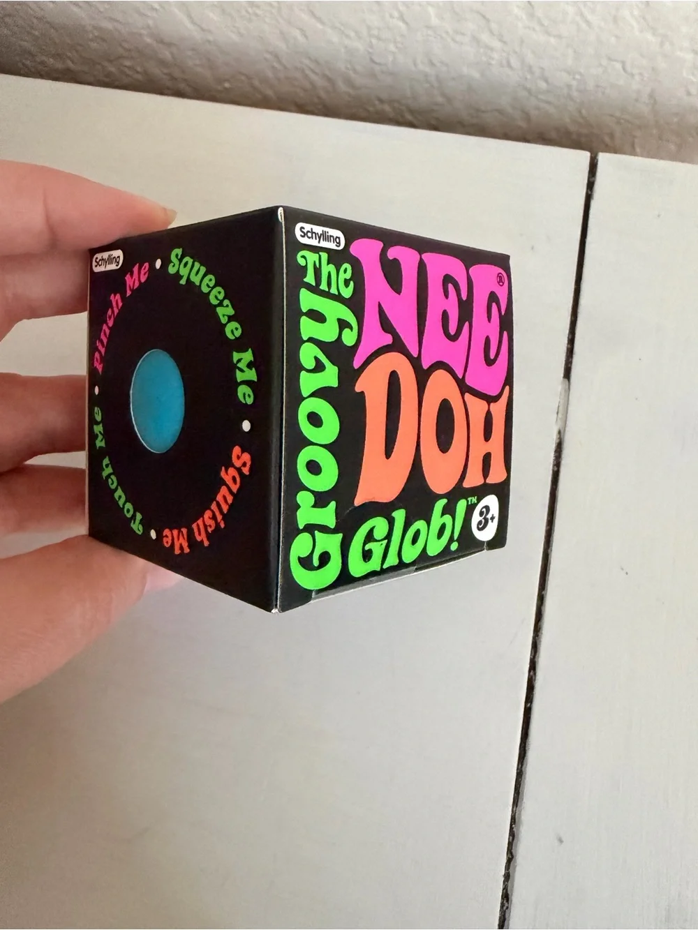 Authentic Groovy Nee Doh Glob and mini Nice Cube